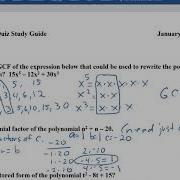 Algebra 1 Unit 3 Quiz Notes Part 1
