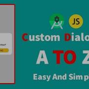 Custom Alert Dialog Box In Android Studio Master Lavel A To Z