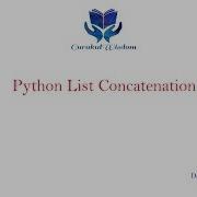 29 Python List Concatenation Technique