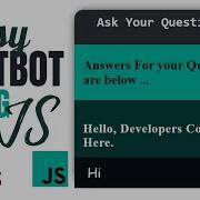 Make ChatBot Using HTML CSS And JS For Beginners Chatbot Using JavaScript HTML And CSS