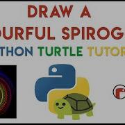 Python Turtle Colourful Spirograph Tutorial