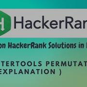 27 Hackerrank Itertools Permutations Python HackerRank Solutions In Hindi Python Hackerrank
