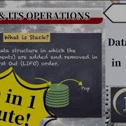 Learn Stack In 1 Minute Part 1 Stack Data Structure And Its Operations