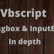 How To Use The InputBox And MsgBox Functions