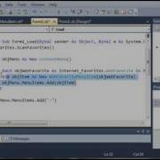 Visual Basic 199 Tray Part 4 Adding Our Favorites To The ContextMenu