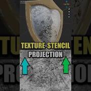 Blender Stencil Texture PROJECTION