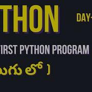 Day 02 Python Full Course In Telugu Writing First Program In Python Ashok IT