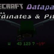 Minecraft Datapacks Compass Coordinates Pitch