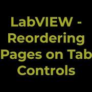 LabVIEW Reordering Pages On Tab Controls