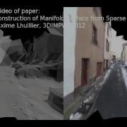 Incremental Reconstruction Of Manifold Surface From Sparse Visual Mapping
