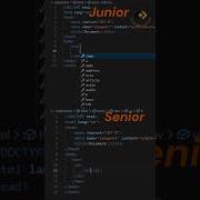 Junior Vs Senior Part 2 In Html Html Shortsvideo Shorts Sanatani Coding