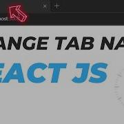 How To Change Title Tab Name Dynamic In React JS In Just 30sec