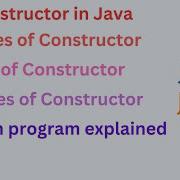 Constructor In Java What Is Constructor With Syntax And Example Types Of Constructor