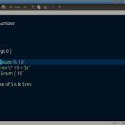 Shell Script To Find Reverse Of A Number And Display If Its Palindrome Or Not