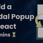 Build A Modal Popup In React In 6 Minutes Beginner Friendly Reactjs Frontendinterview