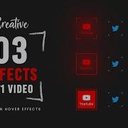 3 Creative CSS Soical Media Icon Hover Effects