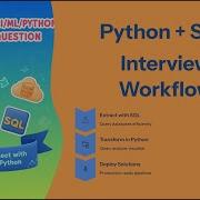 Python SQL Database Complete Data Science Interview Workflow SQLAlchemy Pandas