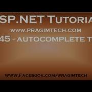 Part 145 Implementing Autocomplete Textbox In Asp Net Web Forms