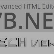 How To Make An Advanced HTML Editor In VB NET