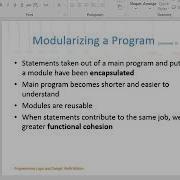 CIT1113 2065 Lecture H Chapter 2 Modules And Flowcharts 02 20 19