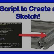 Intro To API In Fusion 360 Part 7 Creating A Script To Make A Sketch Profile Fusion360 API