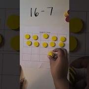 Using Counters And A Ten Frame To Subtract Within 20 Teaching Elementary Math