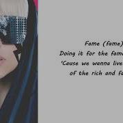 Lady Gaga The Fame Lyrics