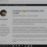 Android Tutorial Tutorial Multidex Android Application