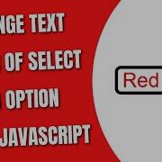 Change Text Color Of Option Of Select Tag Using JavaScript HowToCodeSchool Com