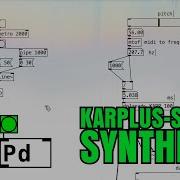 Karplus Strong Synthesis In Pure Data Vanilla Pd Full Tutorial Simon Hutchinson
