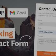 Build A Working Contact Form With Email JS Quick Tutorial