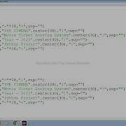 Movie Ticket Booking Python Project Pymysql Database Part I ISHIM CODE