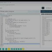 Write A Program In C To Print Or Display Upper Triangular Matrix Srn