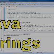 Learn Java Exercise 15x Searching Strings In Java
