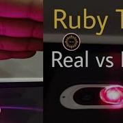 How To Check Ruby Stone Real Or Fake With Flashlight