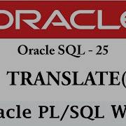 TRANSLATE Function In Oracle SQL Character Manipulation Oracle SQL Tutorial For Beginners