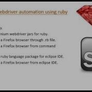 3 Beginners Guide For Selenium Webdriver Using Ruby Session 1 Ruby And Selenium Setup