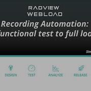 Automated Compete Load Test Script Created From Function Test