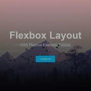 Responsive Full Screen Header Using CSS Flexbox Flexbox Layout