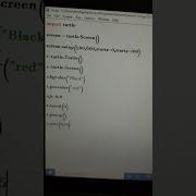 Drawing VIRUS Using PYTHON Viral Viralshorts Python Pythonshorts