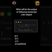 Default Parameters In Functions Using JavaScript Coding Shorts