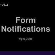 Form Notifications Novara EHS Software
