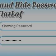 Hide And Show Password In Java Swing Using FlatLaf With Animation Icon