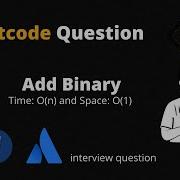 Add Binary Leetcode 67 Python Easy Question