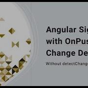 Angular Signal With OnPush Change Detection Without DetectChanges