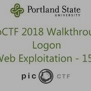 PicoCTF 2018 Logon