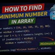 Find The Smallest Number In A JavaScript Array