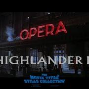 Highlander II The Quickening 1991 Title Sequence
