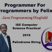 ISC Computer Science Practical Examination 2019 String Question Solved