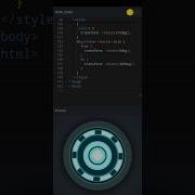 Iron Man Arc Reactor Animation HTML CSS JS Animation Htmlcss Ironman Reactor Coding